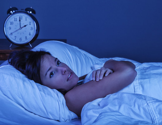 Young Woman with Insomnia